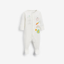 Load image into Gallery viewer, 3PK BRIGHT VEG SLEEPSUITS (0MTH-9MTHS) - Allsport
