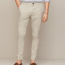 Load image into Gallery viewer, Light Stone Skinny FIt Stretch Chino Trousers - Allsport

