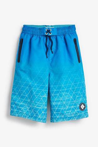 Geo Swim Board Blue Shorts - Allsport