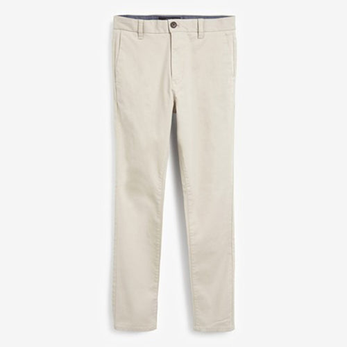 Light Stone Skinny FIt Stretch Chino Trousers - Allsport