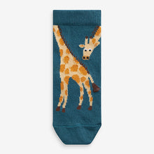 Load image into Gallery viewer, Mineral Animal Cotton Rick Socks 7 Pack
