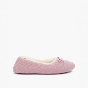 Pink Waffle Ballerina Slippers - Allsport