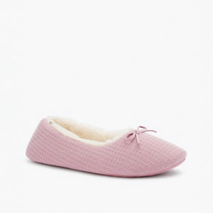 Pink Waffle Ballerina Slippers - Allsport