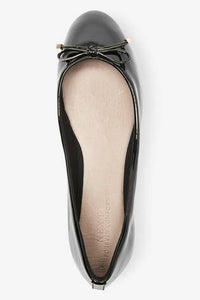 Black Forever Comfort Ballerina Shoes - Allsport