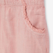 Load image into Gallery viewer, Pink Linen Mix Trousers (3mths-6yrs) - Allsport
