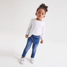 Load image into Gallery viewer, Mid Blue Demin Jeggings (3mths-6yrs) - Allsport
