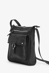 Black Pocket Messenger Bag - Allsport