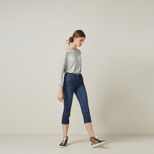 Load image into Gallery viewer, Inky Cropped Slim Jeans - Allsport
