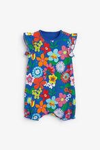Load image into Gallery viewer, Multi Bright 3 Pack Fruit Floral Rompers  (up to 18 months) - Allsport
