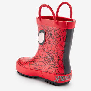 Spiderman Handle Wellies (Younger Boys) - Allsport