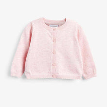 Load image into Gallery viewer, Pink/White 2 Pack Cardigans (0mths-18 Mths) - Allsport
