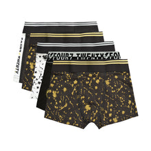 Load image into Gallery viewer, 5 Pack Black Gold Football Trunks (Older Boys)
