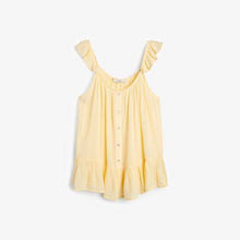 Load image into Gallery viewer, Yellow Frill Camisole - Allsport
