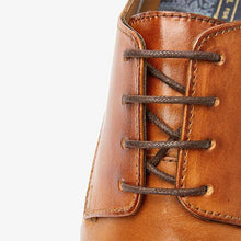 Load image into Gallery viewer, Tan Leather Derby Shoes - Allsport
