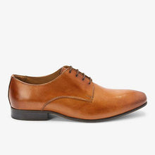 Load image into Gallery viewer, Tan Leather Derby Shoes - Allsport
