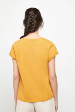 Load image into Gallery viewer, Ochre Broderie Notch Neck Top - Allsport
