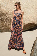 Load image into Gallery viewer, Brown Tiered Maxi Dress - Allsport
