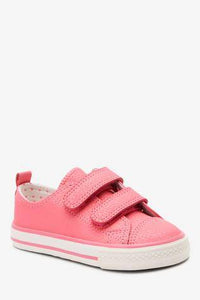 HOT PINK TOUCH FASTENING TRAINERS - Allsport
