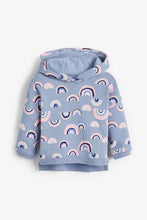 Load image into Gallery viewer, BLUE RAINBOW PRINT HOODY AND SHORT SET (3MTHS-5YRS) - Allsport
