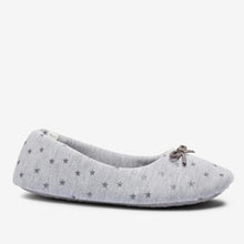 Load image into Gallery viewer, Grey Star Ballerina Slippers - Allsport

