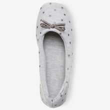Load image into Gallery viewer, Grey Star Ballerina Slippers - Allsport
