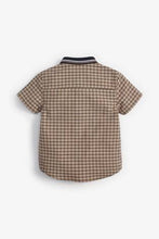 Load image into Gallery viewer, Short Sleeve Tn Check Shirt With Jersey Collar - Allsport
