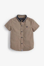 Load image into Gallery viewer, Short Sleeve Tn Check Shirt With Jersey Collar - Allsport
