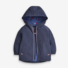 Load image into Gallery viewer, Navy Blue Shower Resistant Jacket (6mths-5yrs) - Allsport
