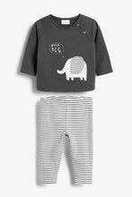 Load image into Gallery viewer, Monochrome Sweater And Leggings Elephant Set  (up to 18 months) - Allsport
