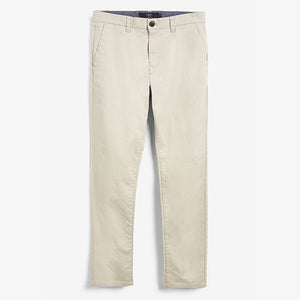 Light Stone Slim Fit Stretch Chino Trousers