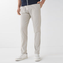 Load image into Gallery viewer, Light Stone Slim Fit Stretch Chino Trousers
