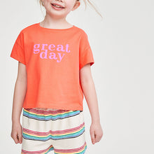 Load image into Gallery viewer, Orange Great Day T-Shirt (3-12yrs) - Allsport
