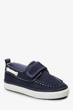Load image into Gallery viewer, Navy Boat Shoes - Allsport
