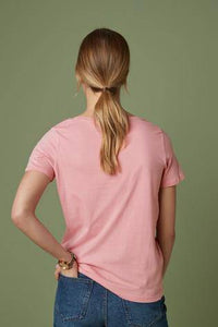 Baby Pink Crew Neck T-Shirt - Allsport