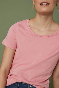 Baby Pink Crew Neck T-Shirt - Allsport