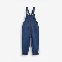 Load image into Gallery viewer, Mid Blue Denim Dungarees (3-12yrs) - Allsport
