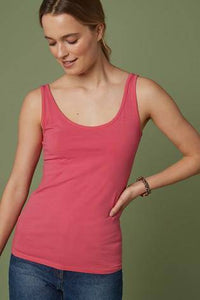 Fuchsia Pink Thick Strap Vest - Allsport