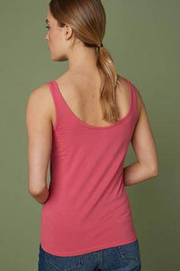Fuchsia Pink Thick Strap Vest - Allsport