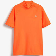 Load image into Gallery viewer, Orange Short Sleeve Sunsafe Rash Vest (1.5-12yrs) - Allsport
