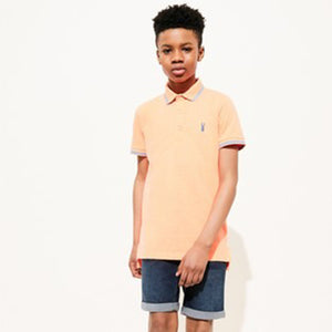Fluro Orange Polo Shirt (3-12yrs) - Allsport