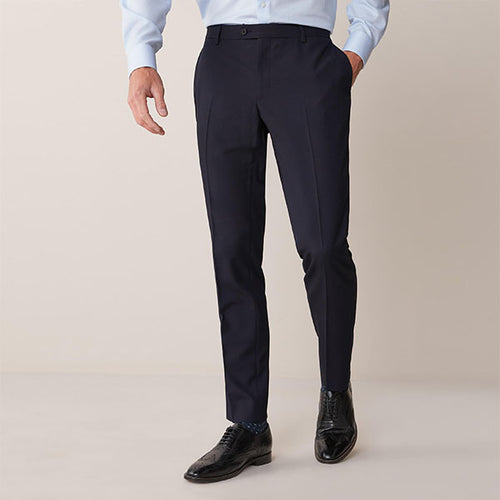 Navy Skinny Fit Trousers - Allsport