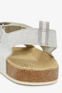 Grey Corkbed Sandals - Allsport