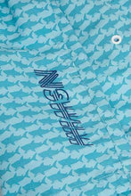 Load image into Gallery viewer, Blue Shark Print Swim Shorts - Allsport
