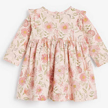 Load image into Gallery viewer, Pink Floral Jersey Dress (0mths-18mths) - Allsport
