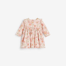 Load image into Gallery viewer, Pink Floral Jersey Dress (0-18mths) - Allsport
