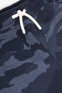 Basic Blue Camo Jersey Shorts - Allsport