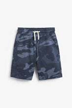 Load image into Gallery viewer, Basic Blue Camo Jersey Shorts - Allsport
