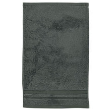 Load image into Gallery viewer, Mini serviette invite coton Lola II Kaki Cendre (40x60)
