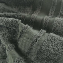Load image into Gallery viewer, Mini serviette invite coton Lola II Kaki Cendre (40x60)
