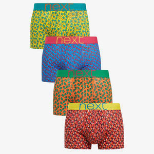 Bright Pattern Hipsters Four Pack - Allsport